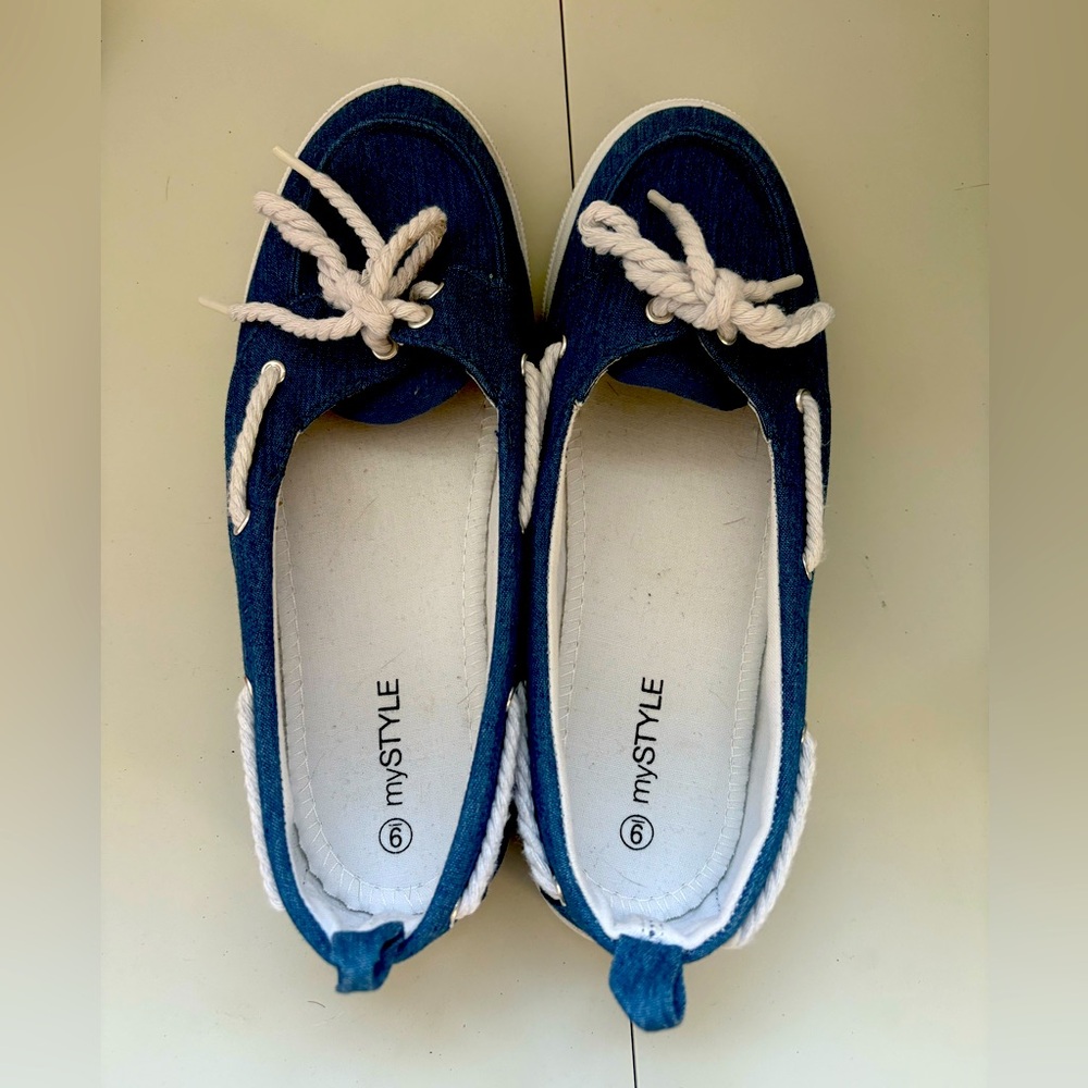 Kids Blue Canvas Shoes
